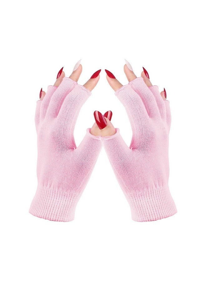 MelodySusie Moisturizing Gloves Fingerless Gloves For Women Moisture Gloves Soft Moisturizing Gloves Overnight For Dry Rough And Cracked Hands, Size S (L*W: 6.7In*3.8In) - Image 1