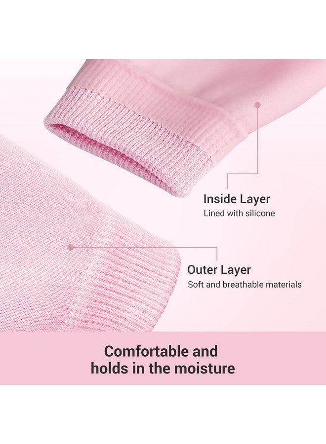 MelodySusie Moisturizing Gloves Fingerless Gloves For Women Moisture Gloves Soft Moisturizing Gloves Overnight For Dry Rough And Cracked Hands, Size S (L*W: 6.7In*3.8In) - Image 5