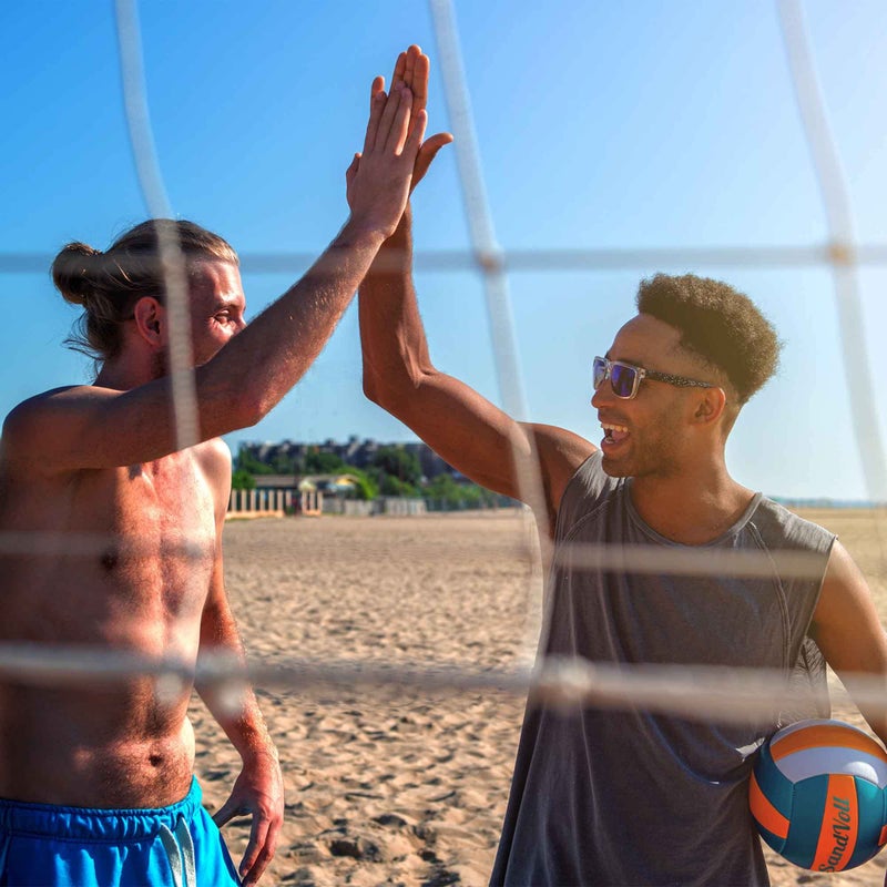 SandVoll Beach Volleyball Lines for Sand - Portable 2 inch Boundary Lines Set for Outdoor + Sand Anchors and Net Bag. Official Court Size Dimensions (26.3' x 52.6') - Image 5