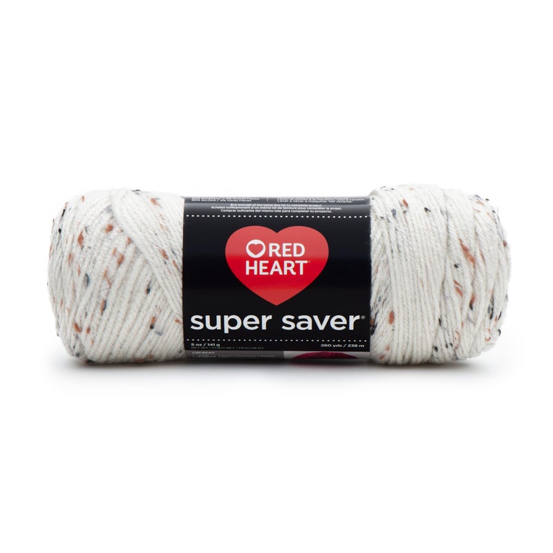 RED HEART Super Saver Yarn Aran Fleck