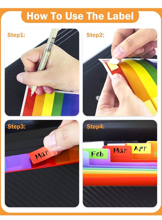 منظم ملفات أكورديون قابل للتوسيع، 13 جيبًا، ملف إيصالات للمستندات بحجم A4، مناسب للفصول الدراسية والمنزل والمكتب - Image 4