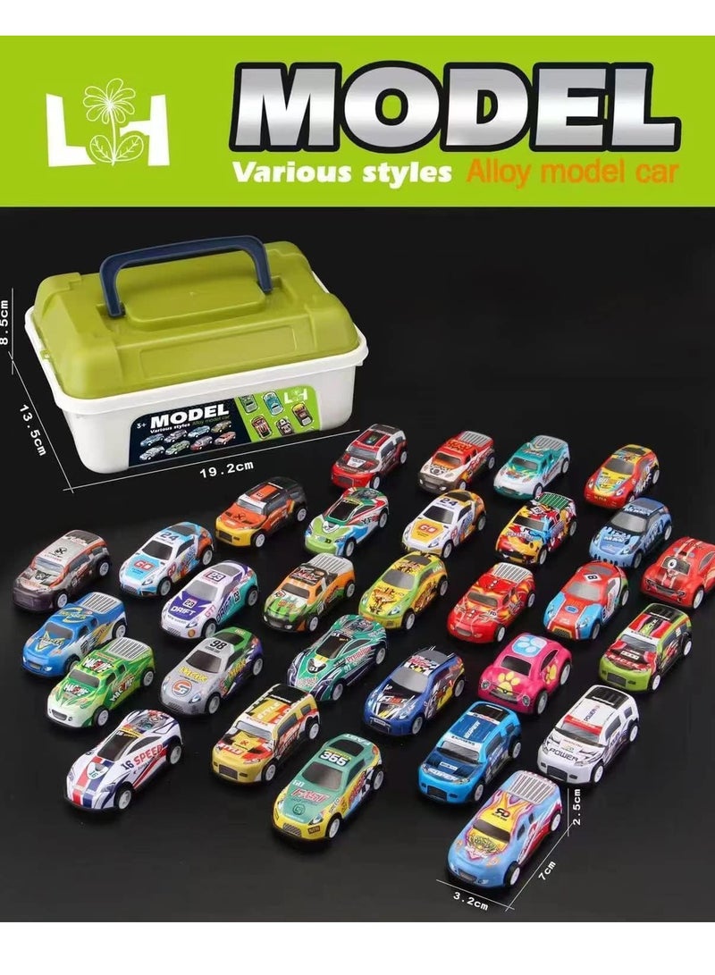 30 Piece Toys Race Cars Toys Party Favor Cars Toys Pull Back Race Cars Toy Play Vehicles Mini Kids Toys for Boys Girls Toddlers Party Goodie Bag for 3-10 Years Old Kids Boys Girls Gift Teacher Treasure Prize Box Toys for Boys Girls Toddlers - Image 2