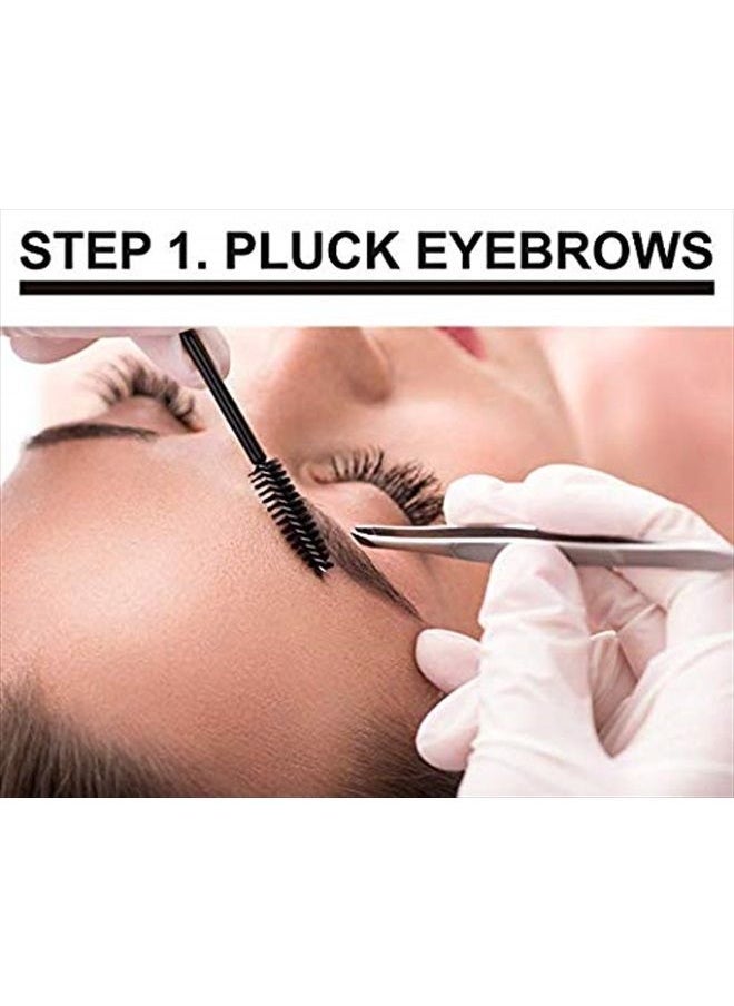 KC Republic - Eyebrow Extensions Kit with 1 x Trays of Mink Eyebrows in Dark Brown Comes on Mixed Length Trays 5-8 Mm Mix, Eyebrow Extension Glue Clear & Extension Tweezers by Kc Republic - Image 1