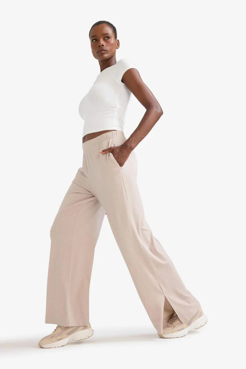ديفاكتو DeFactoFit Wide Leg Long Sports Trousers