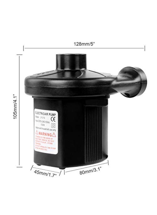 Generic Electric Air Pump DC12V-AC230V Electric Pump with 3 Attachments, Automatic Pum - Image 2