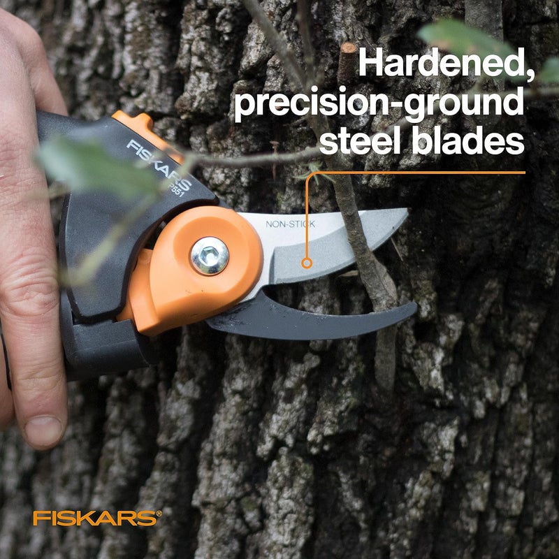 Fiskars PowerGear Bypass Pruner - Black/Orange - Image 5