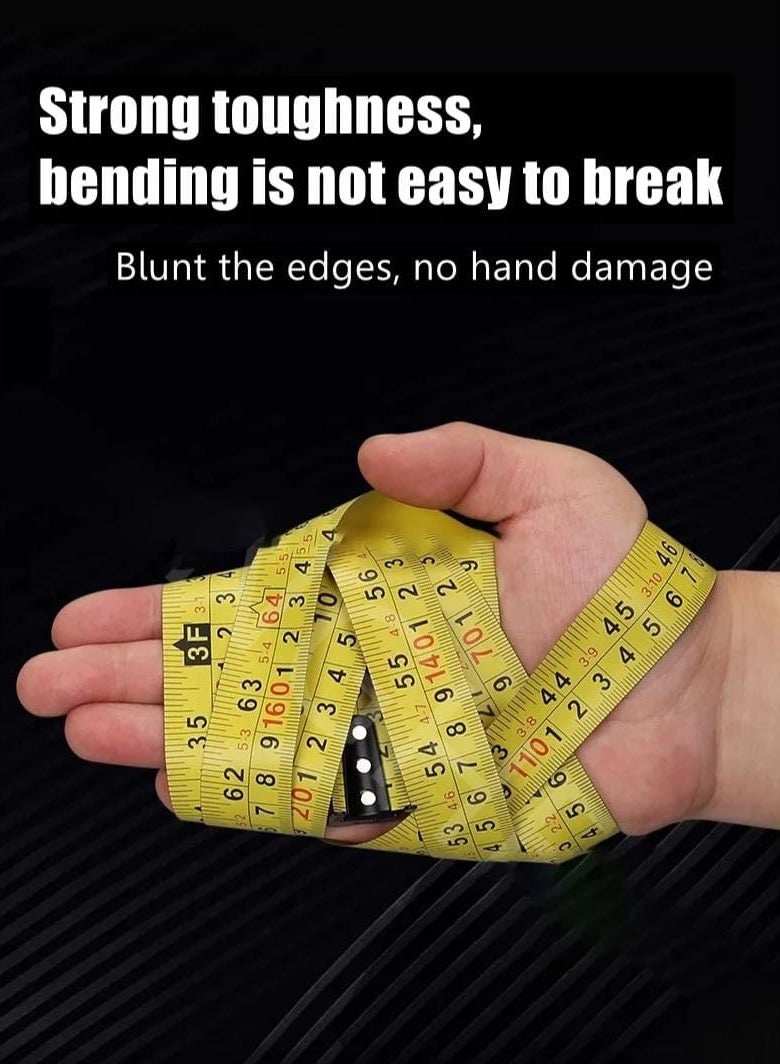 wood 3m Measuring Tape - Auto Lock, Power Return, Durable & Portable, Easy to Use - Image 4