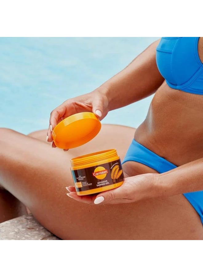 Carroten Luxury Intensive Tanning Gel 150 ml  Tan Accelerator with Coconut Oil and Vitamin A E Sunbed Tanning Accelerator Sunscreen without SPF - Image 2