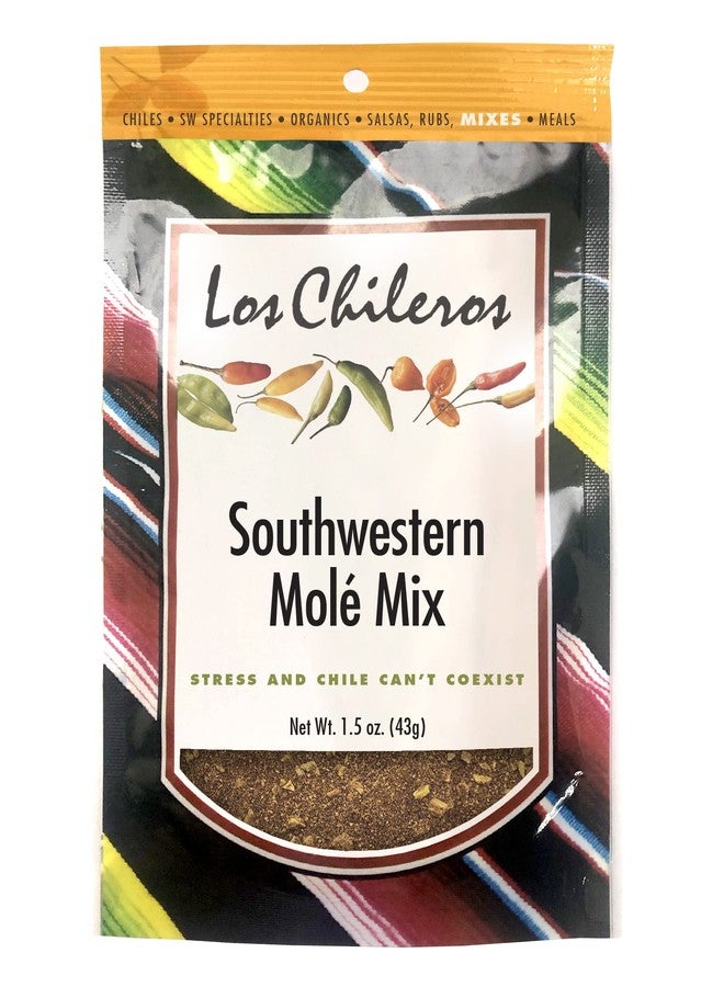 Los Chileros Southwestern Mole Mix, 1.5 Ounce - Image 1
