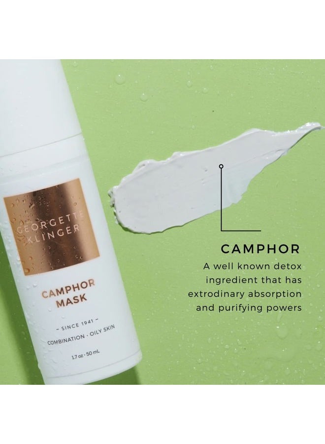 GEORGETTE KLINGER Camphor Face Mask - Detoxify Clogged Pores, Increase Circulation - Image 4