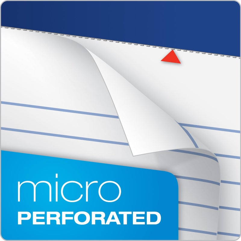 Ampad TOP20170 20-170 Evidence Recycled Perforated 8-1/2x11-3/4 Wide Rule Pads, Margin, White, 50 Shts, 12 Per Pack - Image 4