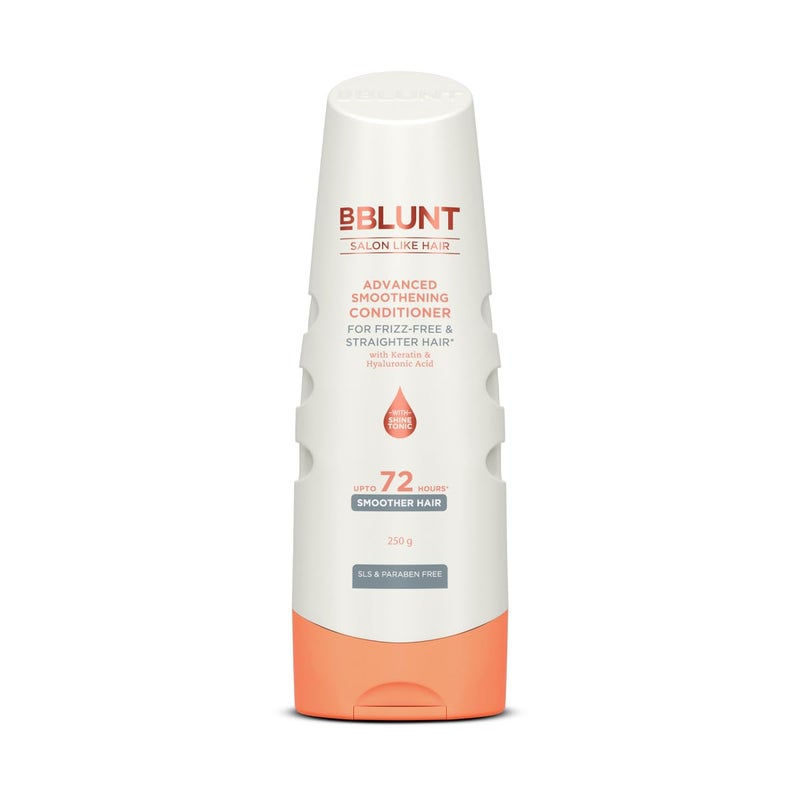 Advanced Smoothening Conditioner with Keratin  Hyaluronic Acid  Controls Frizz  Makes Hair Straight  Deeply Nourishes  Adds Shine  Gives Silky Smooth Hair  882 Oz250 g