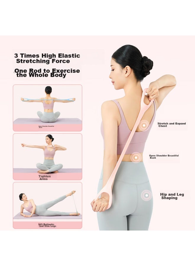 JD.com Jd Jingzao 8-word Resistance Band, Elastic Band, Back Training Resistance Band, Shoulder And Neck Stretching Band, Silicone, 25lb - Image 2
