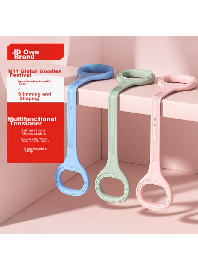 JD.com Jd Jingzao 8-word Resistance Band, Elastic Band, Back Training Resistance Band, Shoulder And Neck Stretching Band, Silicone, 25lb - Image 1