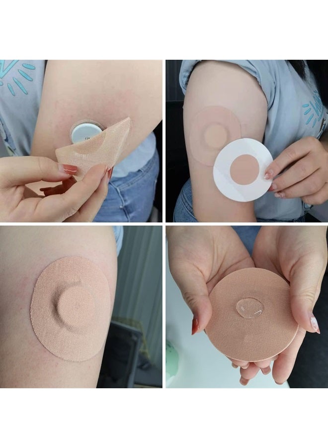 HONYOU لصقات لاصقة فريستايل 25 عبوة أغطية حساسات ليبر 2/3 مقاومة للماء لاصقات CGM مرنة بدون لاصق في المنتصف - إنلايت - غارديان - لصقات حساسات فريستايل ليبر 14 يوم - Image 2