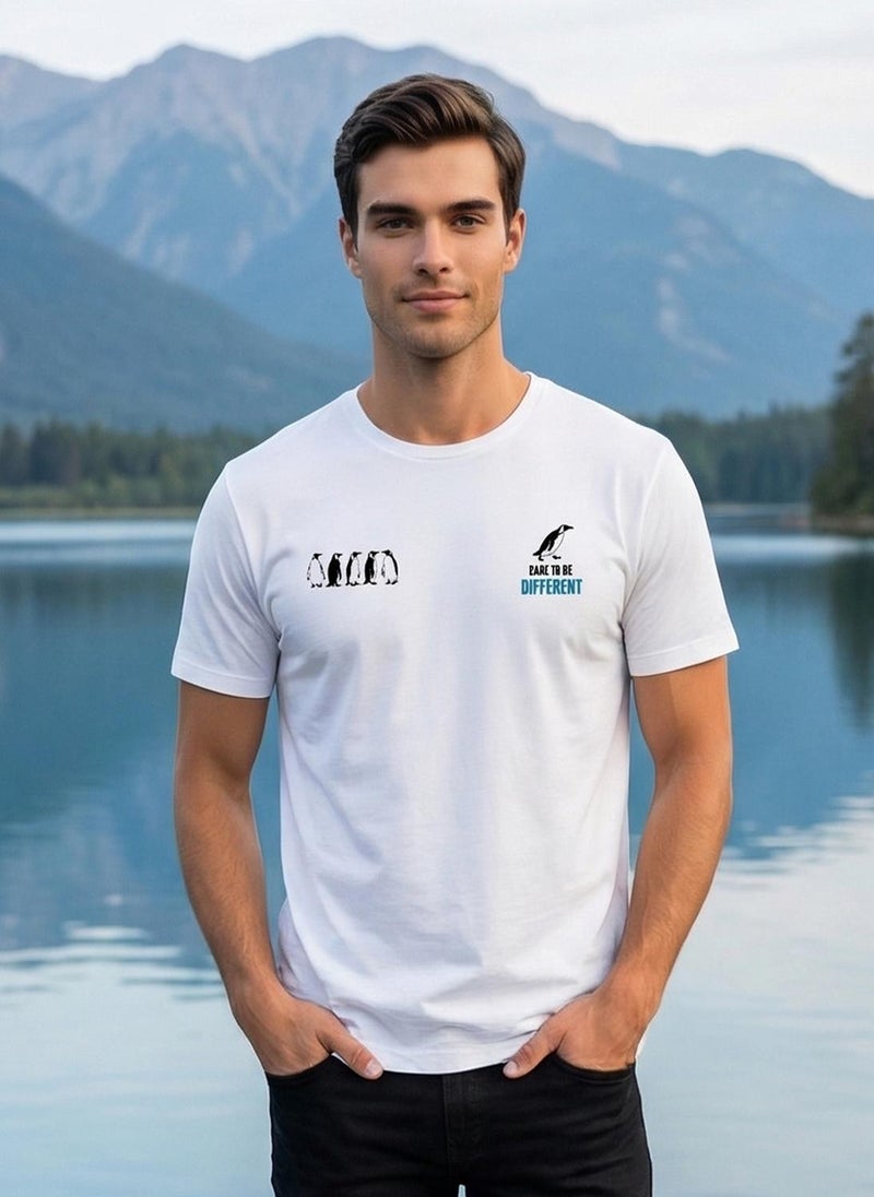 نوبيرو Nobero Regular Fit Printed T-shirt for Men - Image 5
