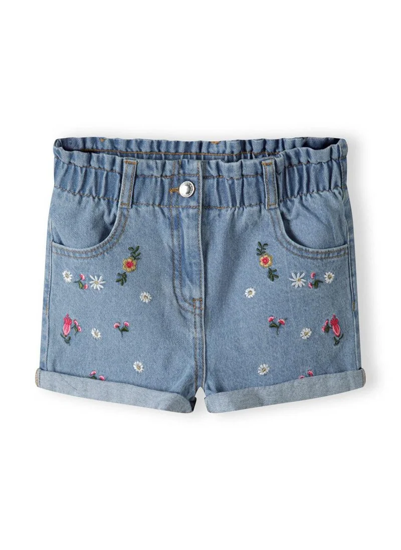 MINOTI Baby Paberbag Waist Denim Shorts