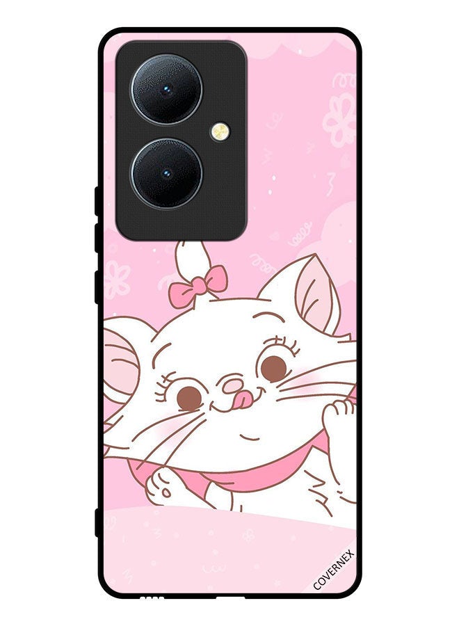 Covernex Protective Case Cover For Vivo Y78 5G Cat Clip Art - Image 1