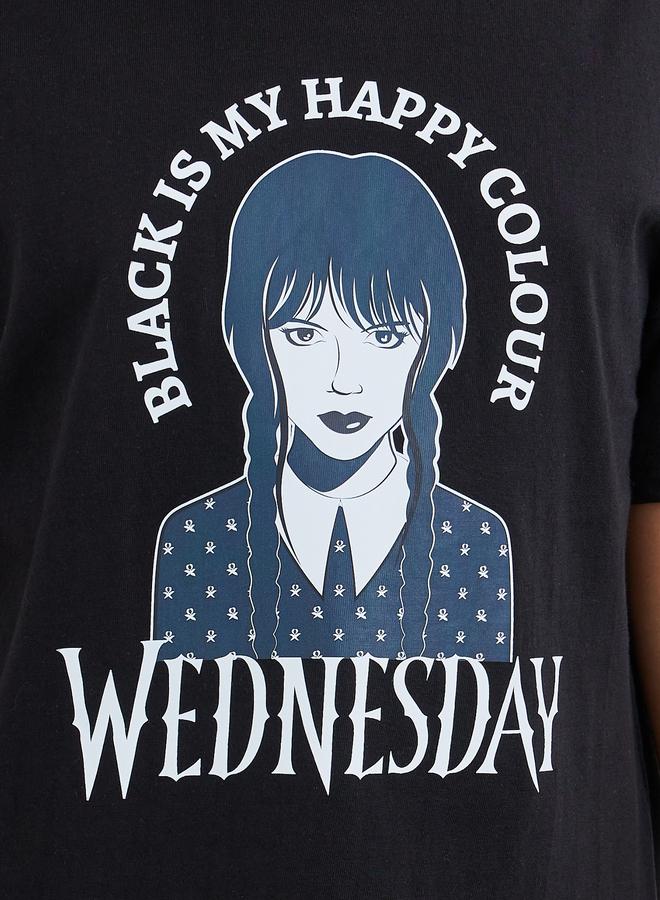 Styli Graphic Print Short Sleeve T-Shirt - Image 3