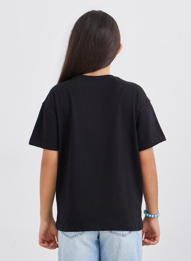 Styli Graphic Print Short Sleeve T-Shirt - Image 4