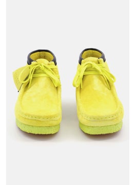 clarks Men Standard Wallabee Ankle Boots Yellow  - Image 3