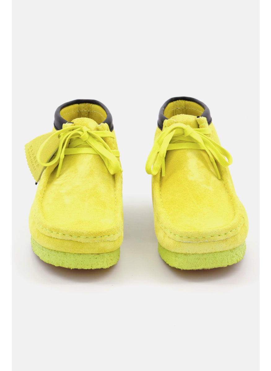 clarks Men Standard Wallabee Ankle Boots Yellow  - Image 3