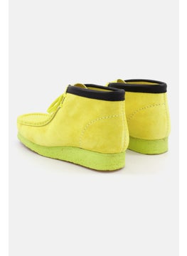 clarks Men Standard Wallabee Ankle Boots Yellow  - Image 2