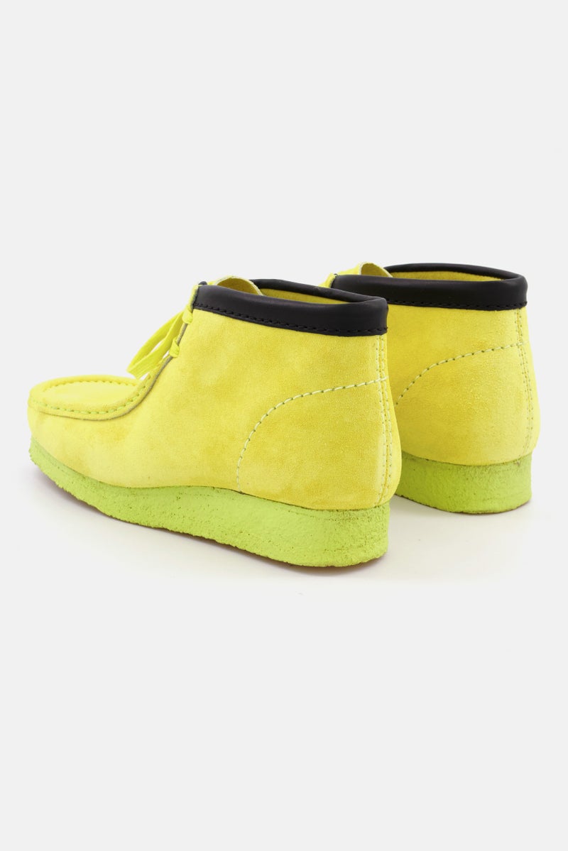 clarks Men Standard Wallabee Ankle Boots Yellow - Image 4