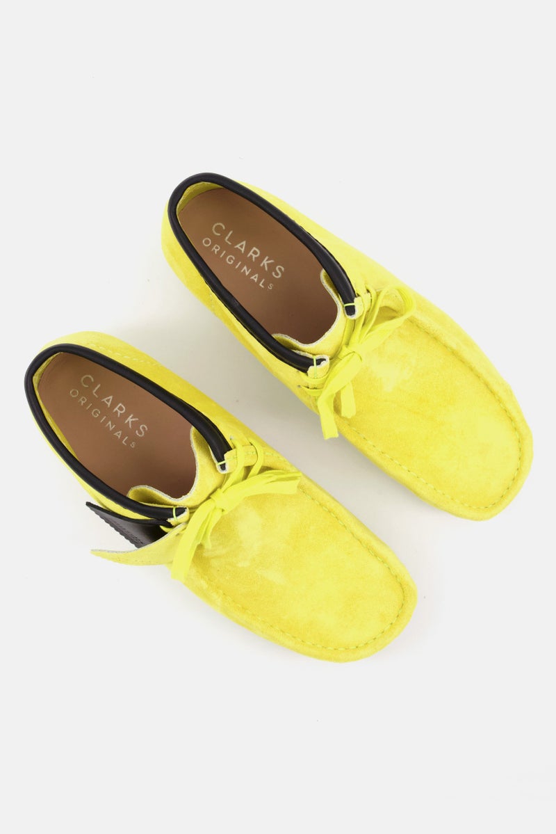 clarks Men Standard Wallabee Ankle Boots Yellow - Image 2