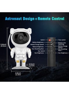 Kids Star Projector Night Light – Astronaut LED Projection Lamp with Timer, Remote Control, and 360° Adjustable Head Angle - pzsku/Z08529BCE276EB7D44795Z/45/_/1724684176/5143c140-f7ef-4d07-9efe-727c7230c372