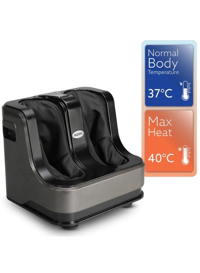 AGARO Rejoice Foot, Calf and Leg Massager with Lukewarm Heating and Vibration, 80W, 4 Motors, Rolling & Kneading Functions for Muscle Relaxation & Improving Blood Circulation - Image 1