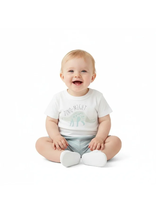 بامبيميسي Baby Boy Dragon Summer Outfit Set – 4-Piece T-Shirt, Tank Top & Shorts Set
