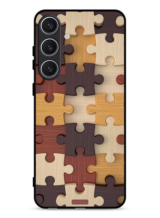 Tolwak Samsung Galaxy S24 Plus 5G Protective Case Cover Wooden Pattern - Image 1