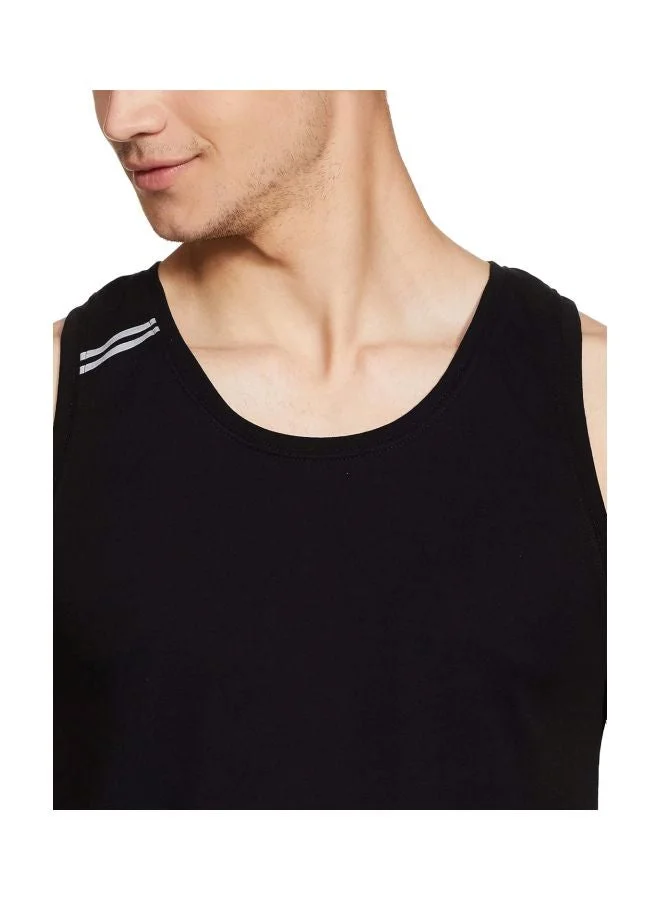 Jockey black Men Round Neck Tank Top MV06 for Men | Best Price UAE