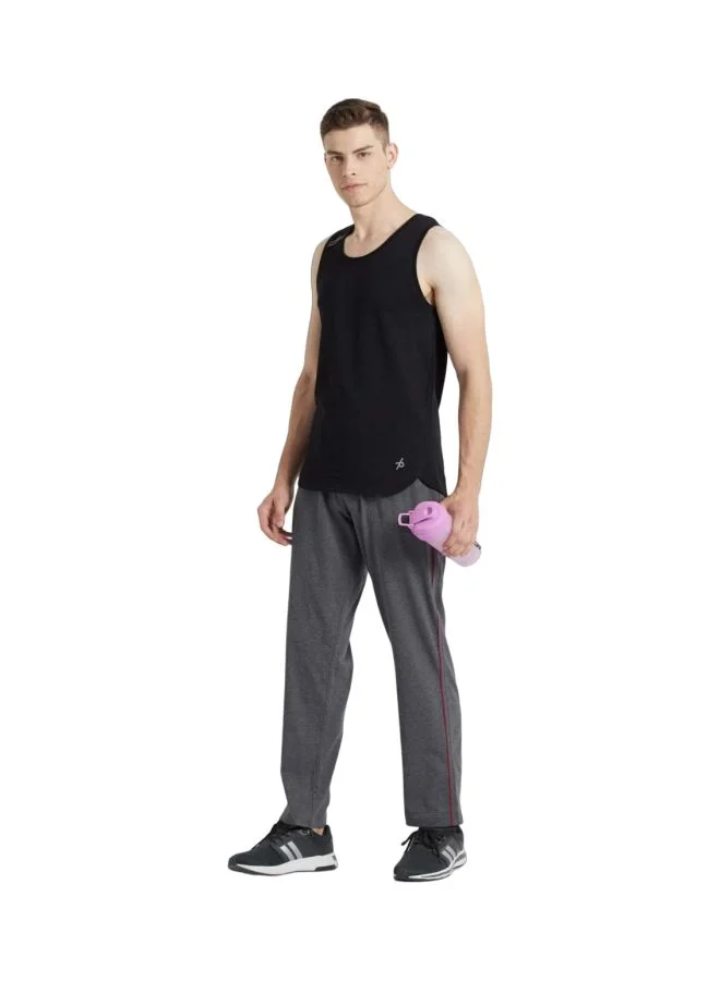 Jockey black Men Round Neck Tank Top MV06 for Men | Best Price UAE