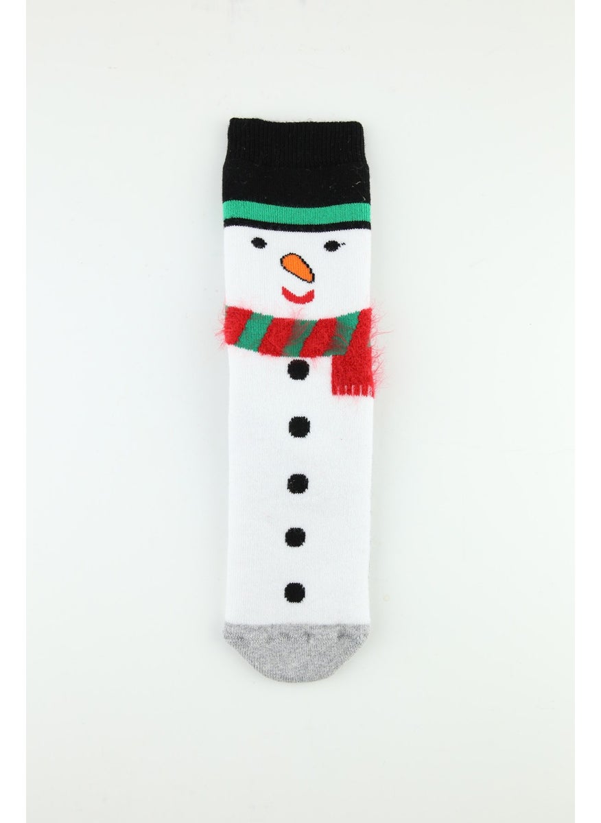 Bross Santa Claus Non-Slip Towel Kids Socks  - Image 3