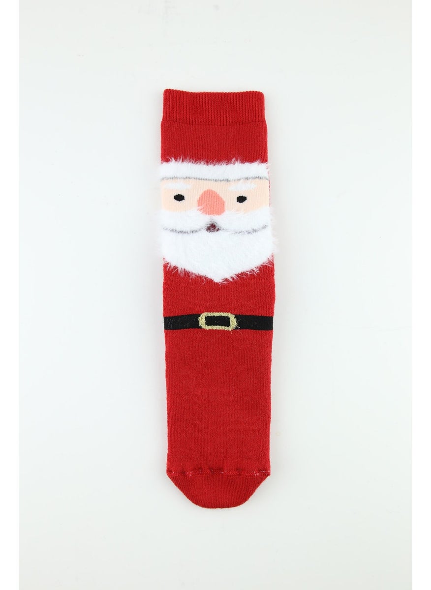 Bross Santa Claus Non-Slip Towel Kids Socks  - Image 4