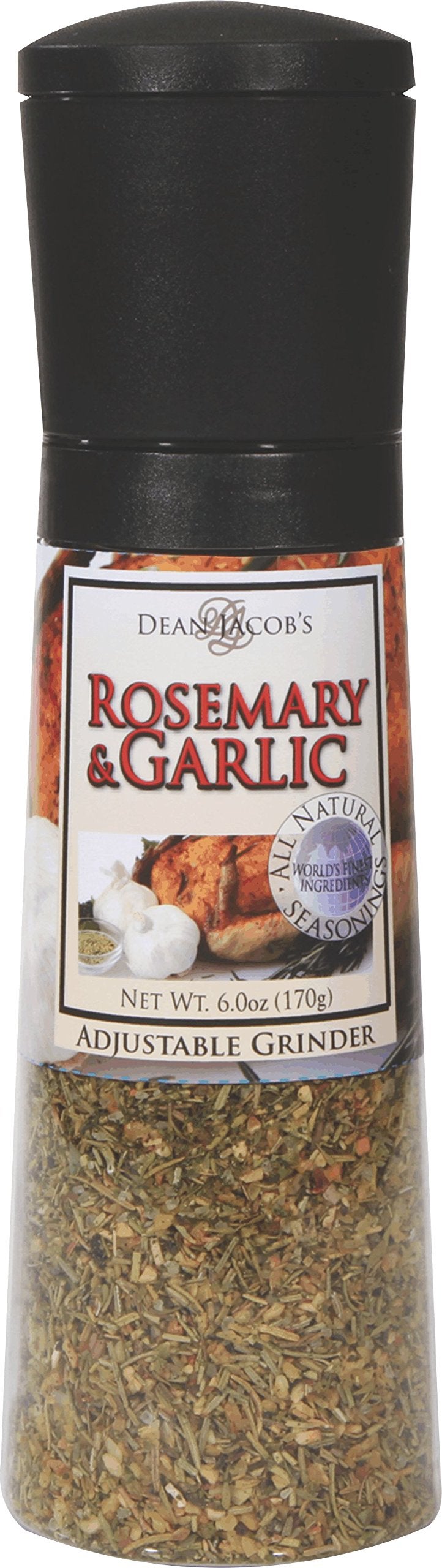 Dean Jacob's Dean Jacobs Rosemary  Garlic Chef Size Jumbo Adjustable Grinder  60 oz 