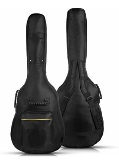ALAYSTAR New Premium Black Full Padded Waterproof Classical Acoustic Guitar Bag Holder – Heavy Duty Full Size Protective Foam Padded Back Case For Acoustic, Classical And Electrical Guitars  - Image 1