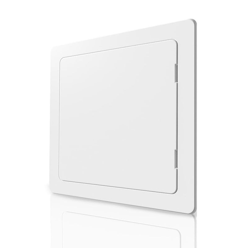 BOZZON Access Panel for Drywall - 10x10 inch - Wall Hole Cover - Access Door - Plumbing Access Panel for Drywall - Heavy Durable Plastic White - Image 1