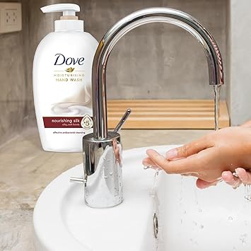 Dove 6x of 250ml Dove Fine Silk Caring Hand Wash for Moisturised and Protected Hands - Image 5