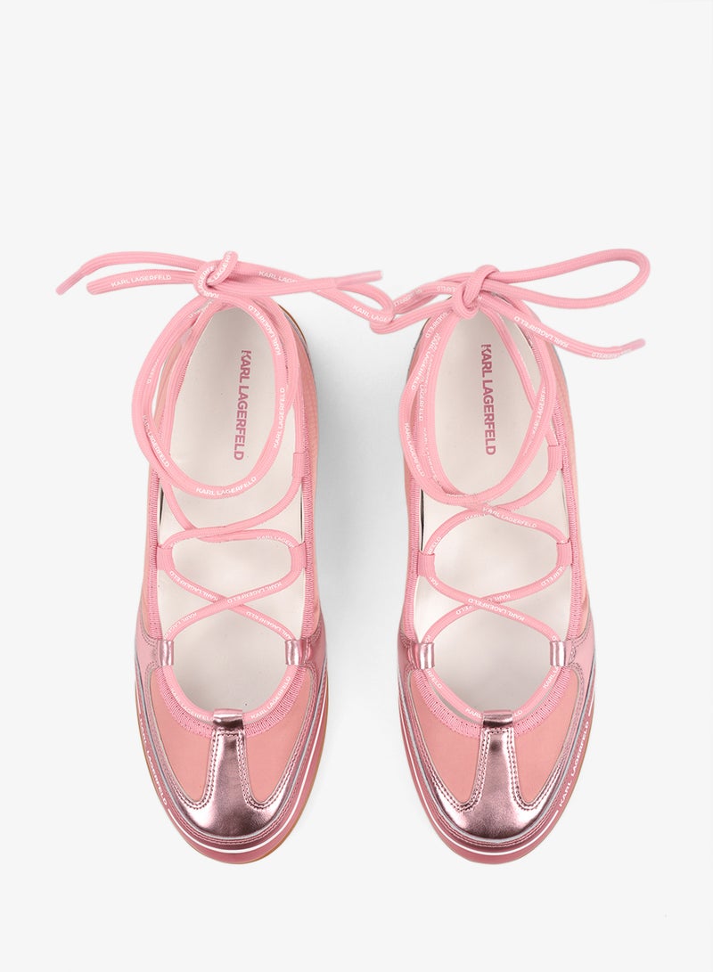 Karl Lagerfeld Altia Long Lace Ballerinas - Image 4
