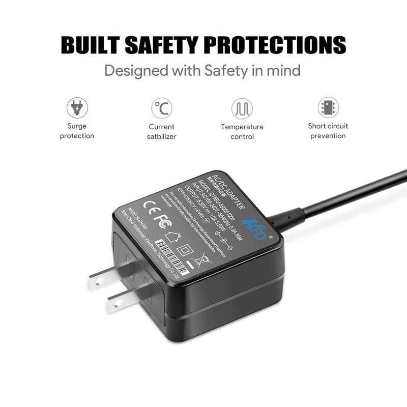 KFD 5.5V AC DC Adapter for Panasonic PNLC1029 YA PNLV226 PNLV236 KX-TG Series KX-TG8062 KX-TG8063 KX-TGA470 KX-TGA805 KX-TGE260 KX-TGD210 KX-TGF370 KX-TCA185 Cordless Phone 5.5VDC 500mA 0.5A Charger - Image 4