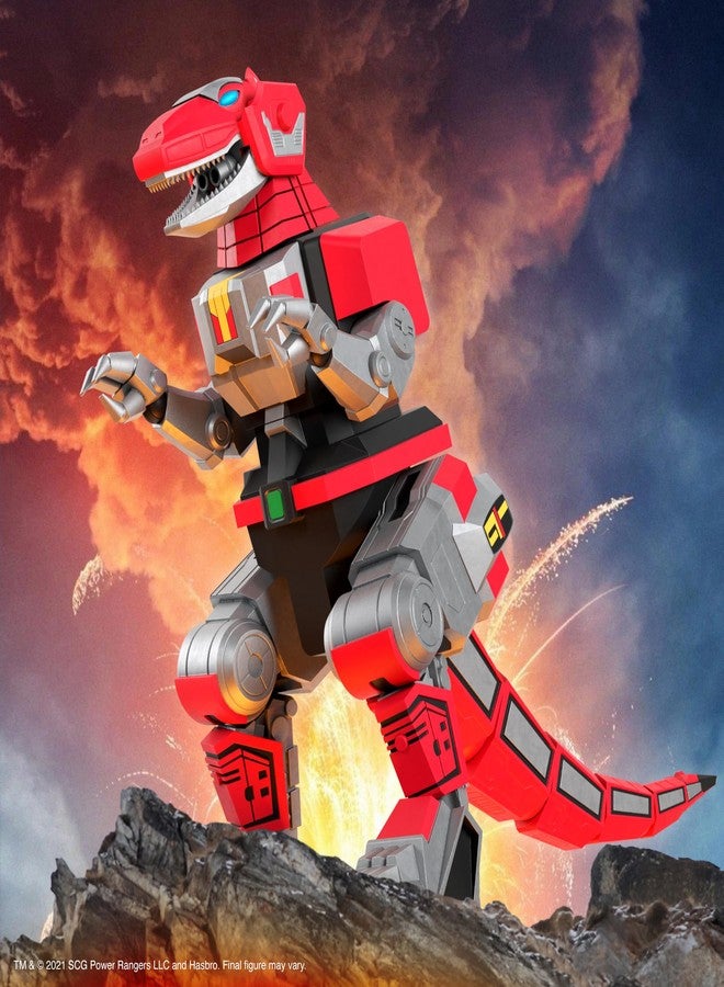 Super7 Mighty Morphin Power Rangers Tyrannosaurus Dinozord - ULTIMATES! 8 in Action Figure - Image 4