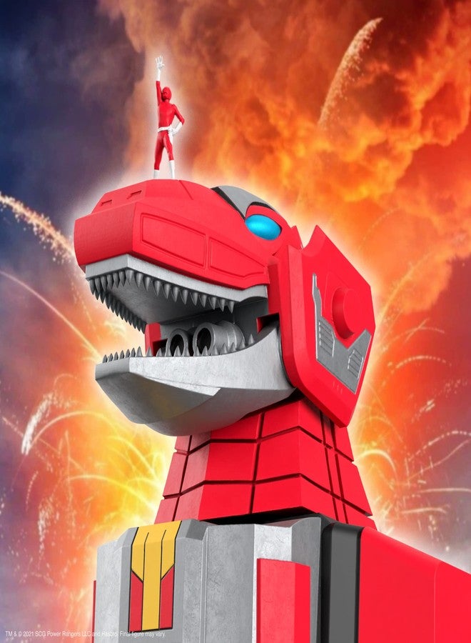 Super7 Mighty Morphin Power Rangers Tyrannosaurus Dinozord - ULTIMATES! 8 in Action Figure - Image 5
