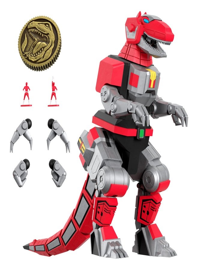 Super7 Mighty Morphin Power Rangers Tyrannosaurus Dinozord - ULTIMATES! 8 in Action Figure - Image 2