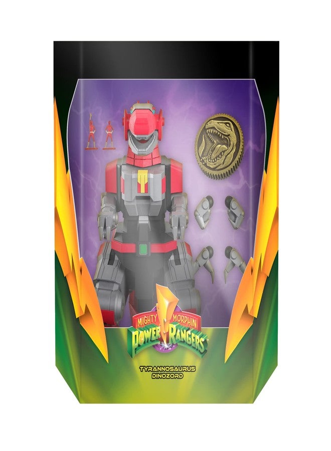 Super7 Mighty Morphin Power Rangers Tyrannosaurus Dinozord - ULTIMATES! 8 in Action Figure - Image 1