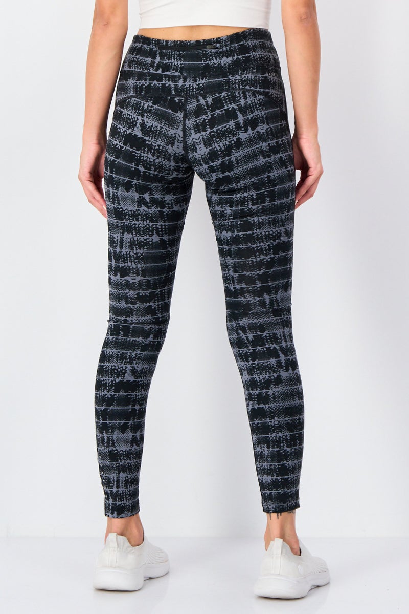 Nike Women Sportswear Fit Allover Print Running Tights, Multicolor - Image 2