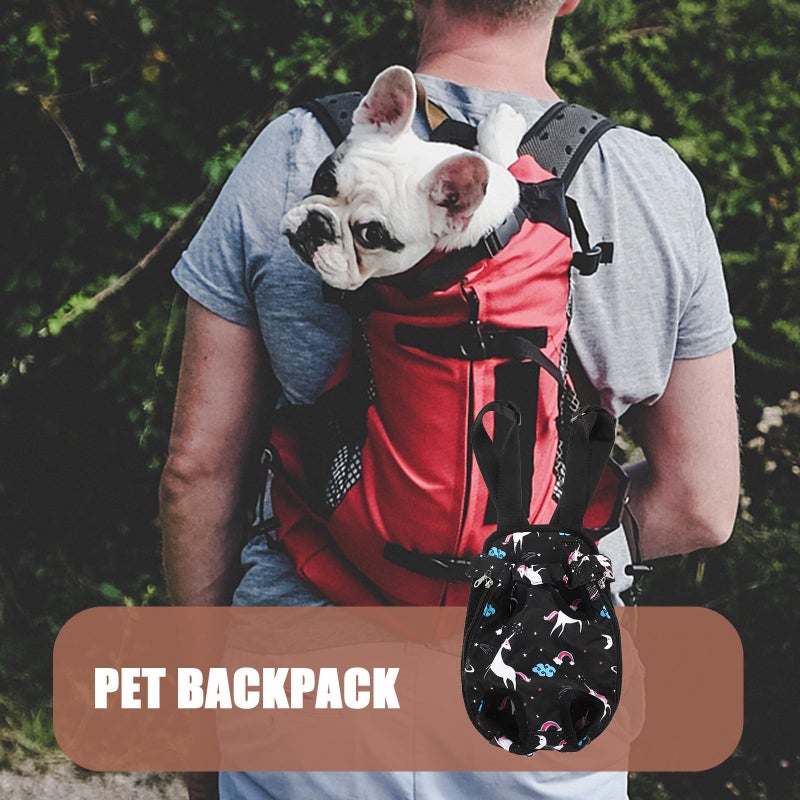 Canvas Pet Carrier Backpack Portable Breathable Double Shoulder For Outdoor Travel Hiking Dogs Cats - Image 4