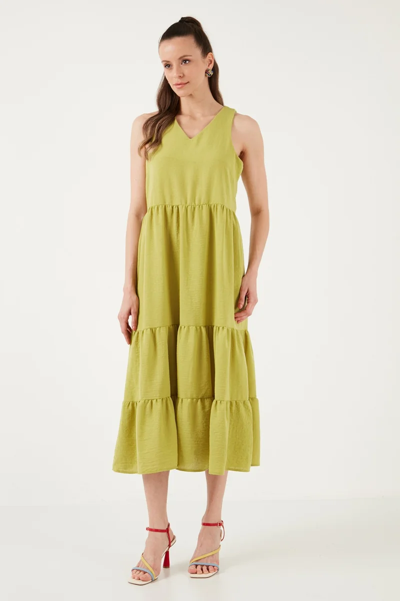 Lela Tiered Sleeveless Dress